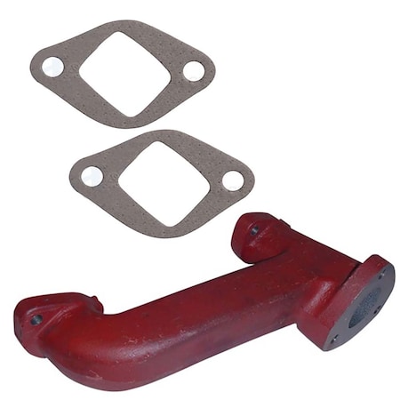 Aic Replacement Parts 740221M1 Exhaust Manifold w Gaskets Fits Massey Ferguson Leyland 135 148 231 245 740221M1-GASKET